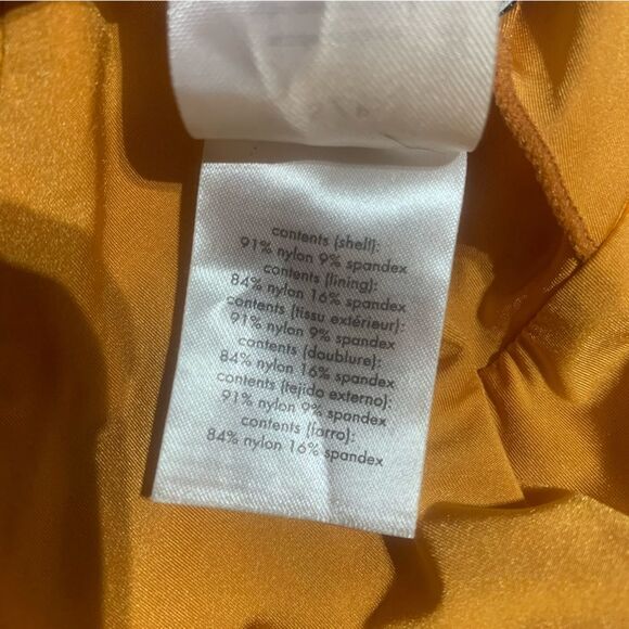 Onia Jenna One Piece Swimsuit S Women’s Mustard Color - Picture 10 of 13